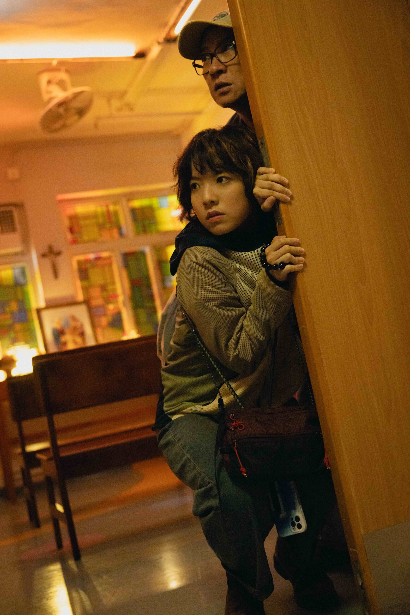 《我阿爹想旅行》劇照:父女偷溜出醫院